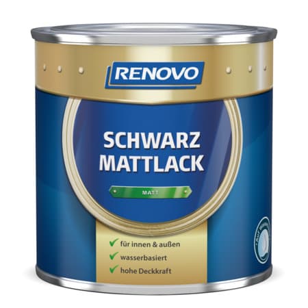 Schwarz Mattlack wb
