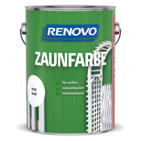 Zaunfarbe Weiß