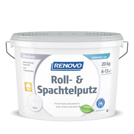 Roll- und Spachtelputz