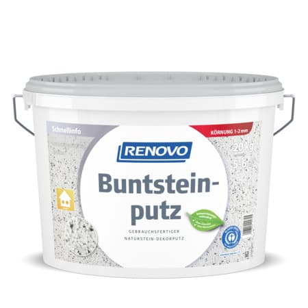 Buntsteinputz 1 - 2 mm