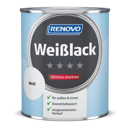 Weißlack hochglänzend