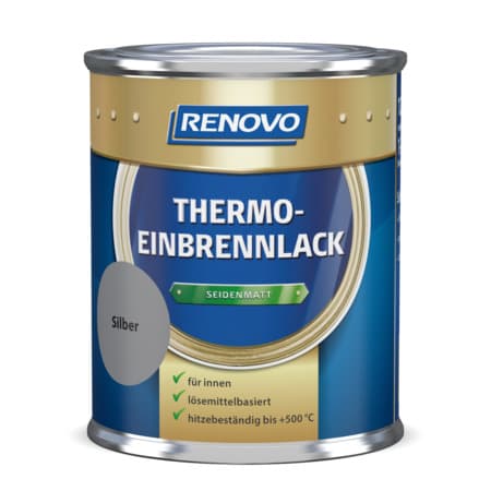 Thermo-Einbrennlack Silber