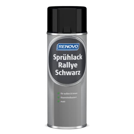 Sprühlack Rallye schwarz