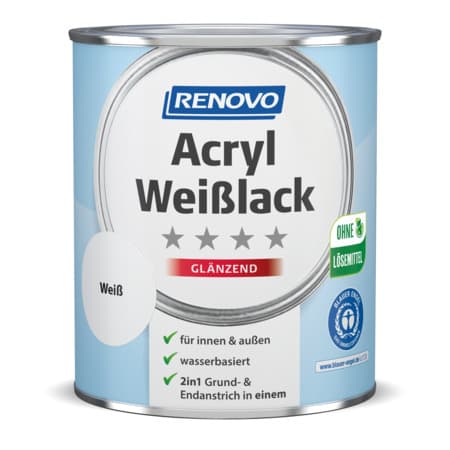 Acryl Weißlack glänzend
